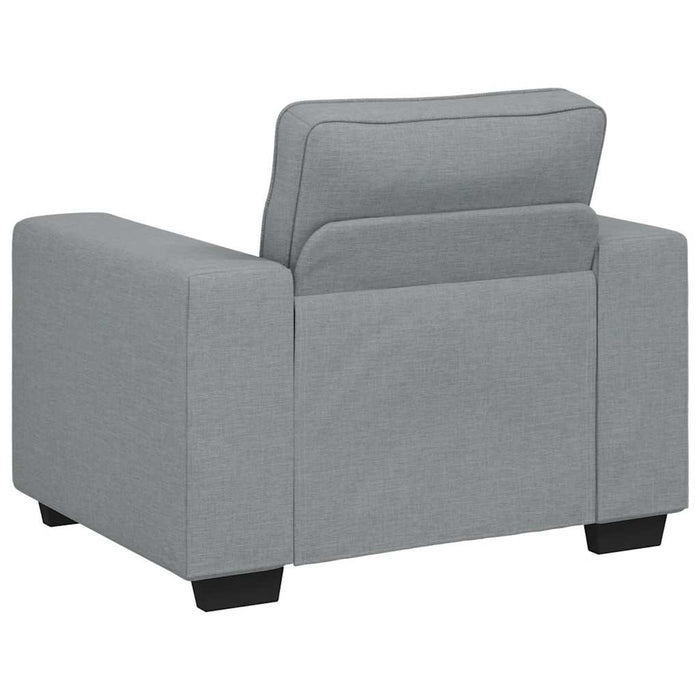 Canapea Scaun Gri deschis 100x77x82 cm Tesatura WALTI