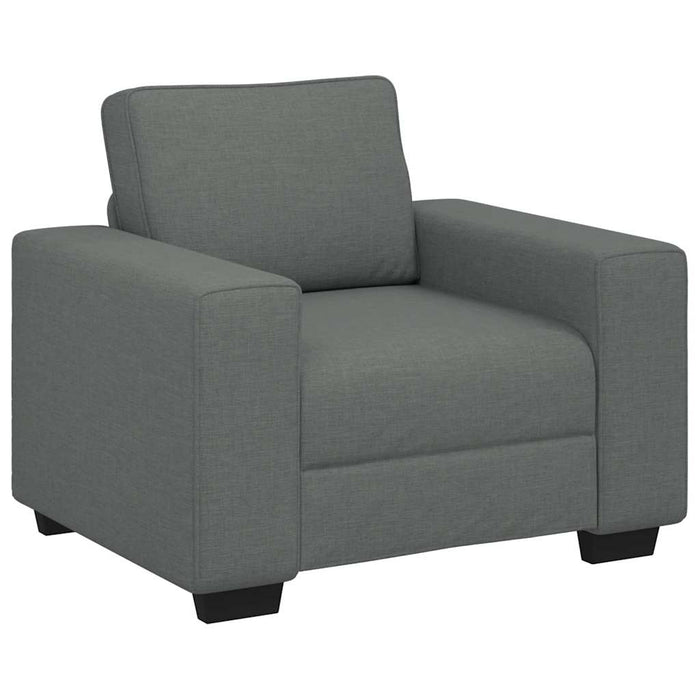 Canapea Scaun Gri Inchis 100x77x82 cm Tesatura WALTI