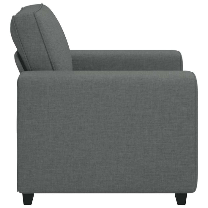 Canapea Scaun Gri Inchis 100x77x82 cm Tesatura WALTI