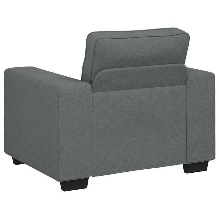 Canapea Scaun Gri Inchis 100x77x82 cm Tesatura WALTI