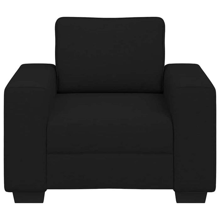 Canapea Scaun Negru 100x77x82 cm Tesatura WALTI
