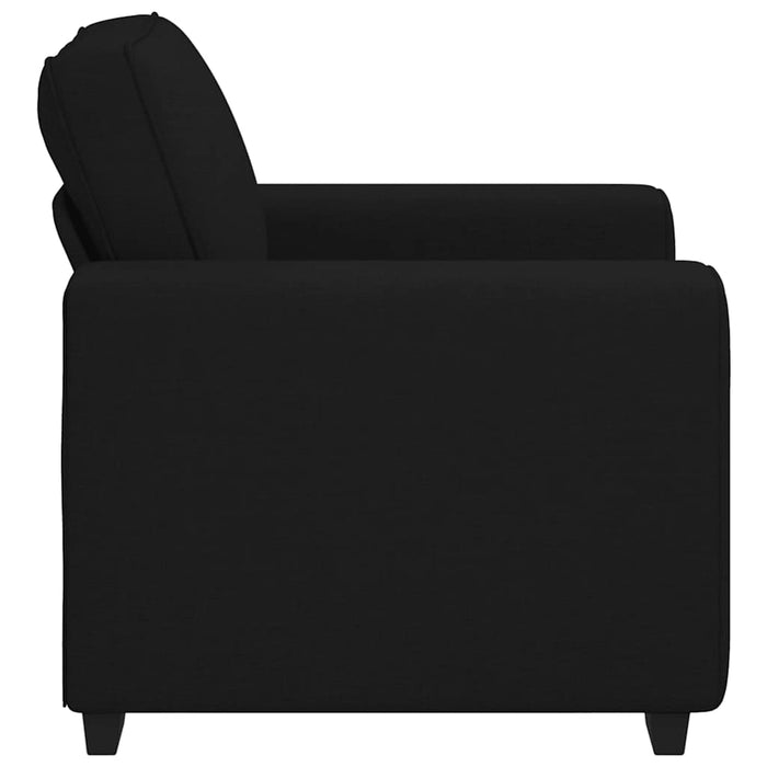 Canapea Scaun Negru 100x77x82 cm Tesatura WALTI
