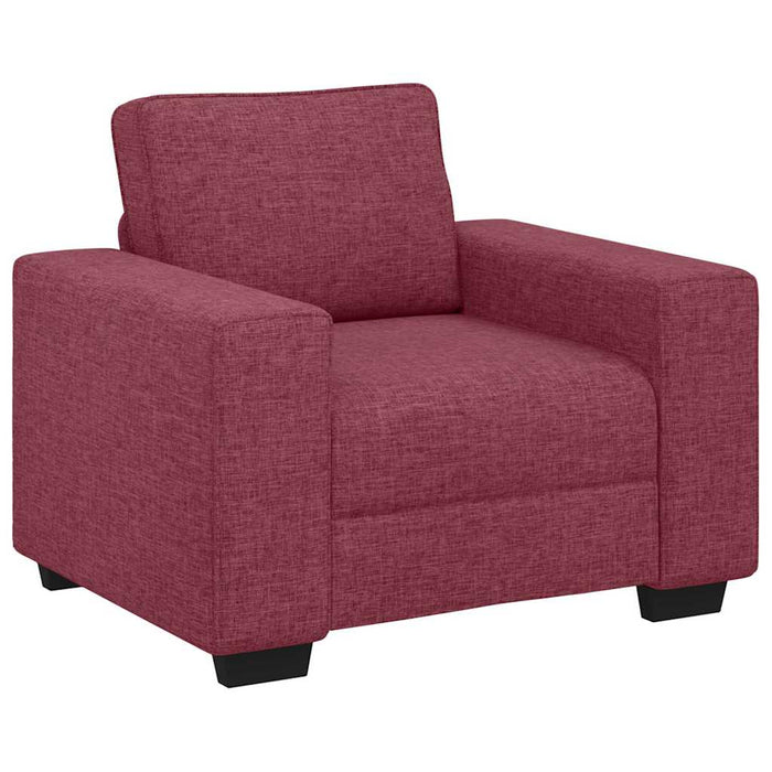 Canapea fotoliu roșu vin 100x77x82 cm material textil - WALTI WALTI