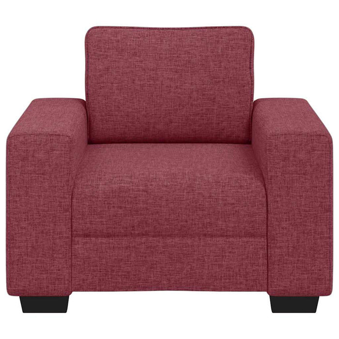 Canapea fotoliu roșu vin 100x77x82 cm material textil - WALTI WALTI