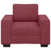 Canapea fotoliu roșu vin 100x77x82 cm material textil - WALTI WALTI