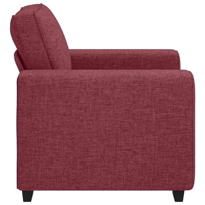 Canapea fotoliu roșu vin 100x77x82 cm material textil - WALTI WALTI