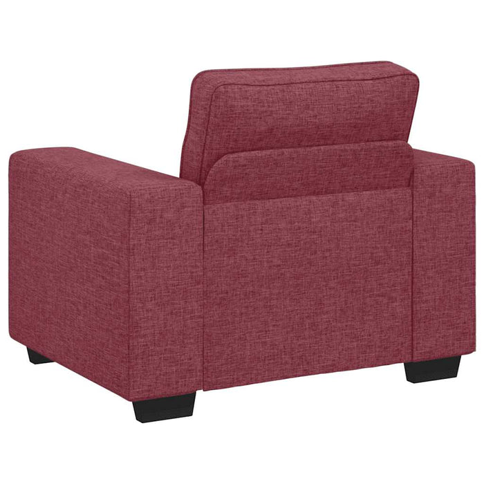 Canapea fotoliu roșu vin 100x77x82 cm material textil - WALTI WALTI