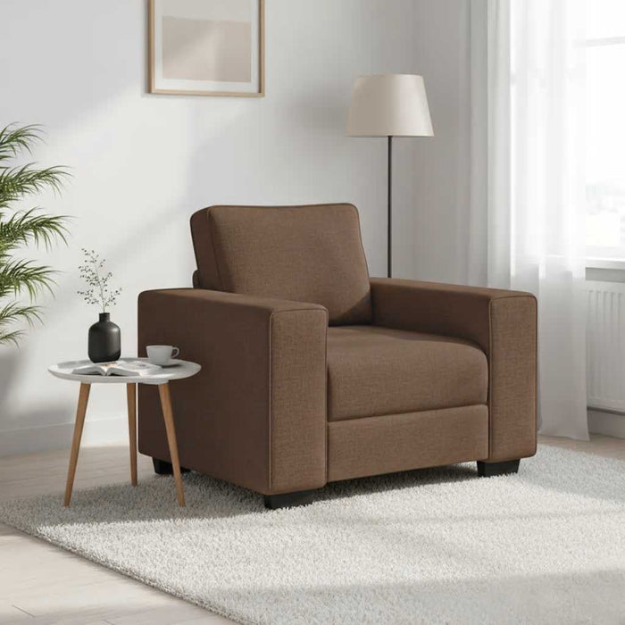 Canapea fotoliu maro 100x77x82 cm, material textil - WALTI WALTI