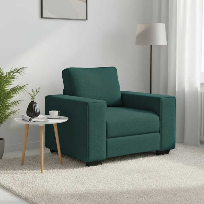 Canapea fotoliu verde închis 100x77x82 cm, material textil - WALTI WALTI