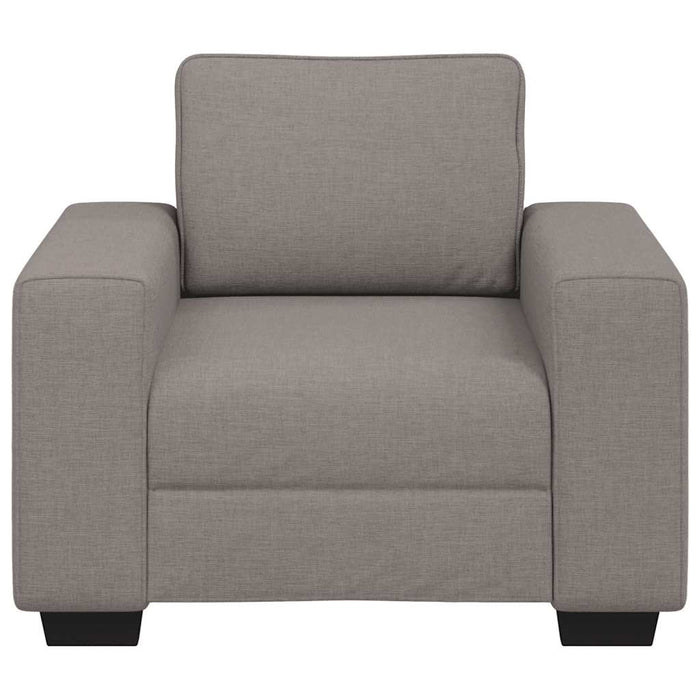 Canapea fotoliu gri taupe 100x77x82 cm, material textil - WALTI WALTI
