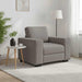 Canapea fotoliu gri taupe 100x77x82 cm, material textil - WALTI WALTI