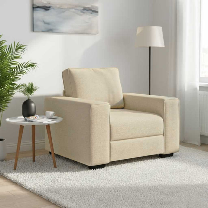 Canapea fotoliu crem 100x77x82 cm material textil - WALTI WALTI
