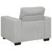 Canapea fotoliu gri nor 100x77x82 cm material textil - WALTI WALTI