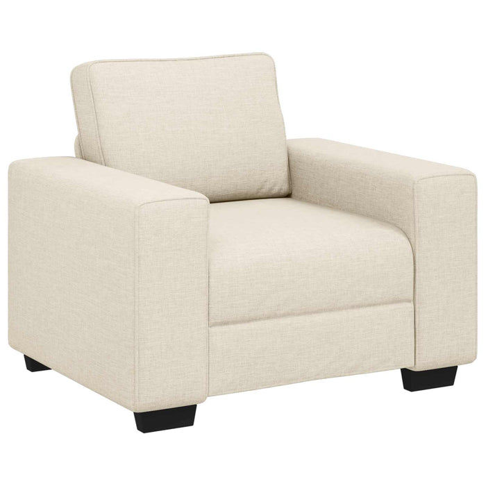 Fotoliu Bej 100 cm Material textil din in WALTI