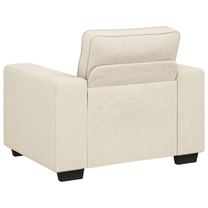 Fotoliu Bej 100 cm Material textil din in WALTI
