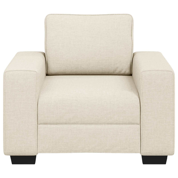 Fotoliu Bej 100 cm Material textil din in WALTI