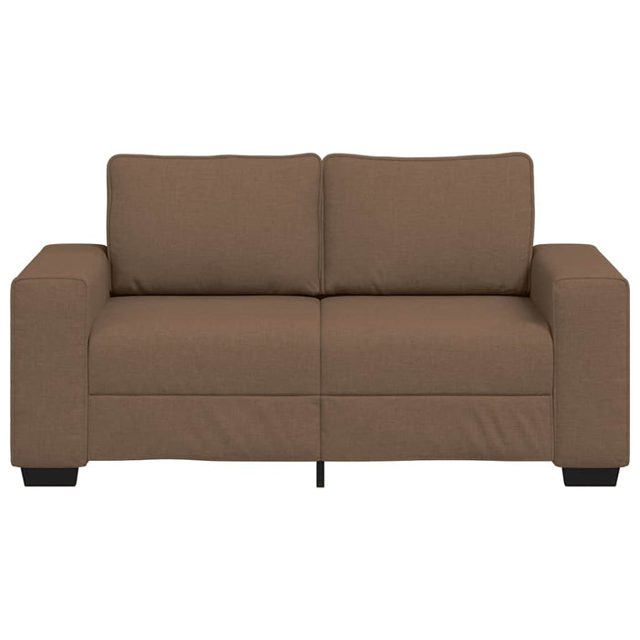 Canapea cu 2 locuri, maro, 160x77x82 cm, material textil WALTI