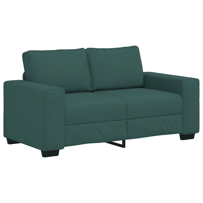 Canapea cu 2 locuri, verde închis, 160x77x82 cm, material textil WALTI