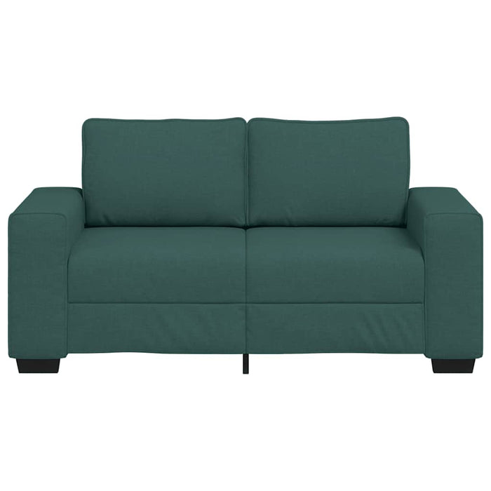 Canapea cu 2 locuri, verde închis, 160x77x82 cm, material textil WALTI