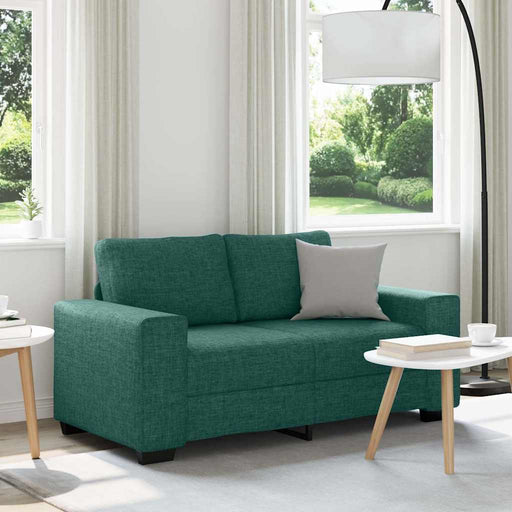 Canapea cu 2 locuri, verde închis, 160x77x82 cm, material textil - WALTI WALTI