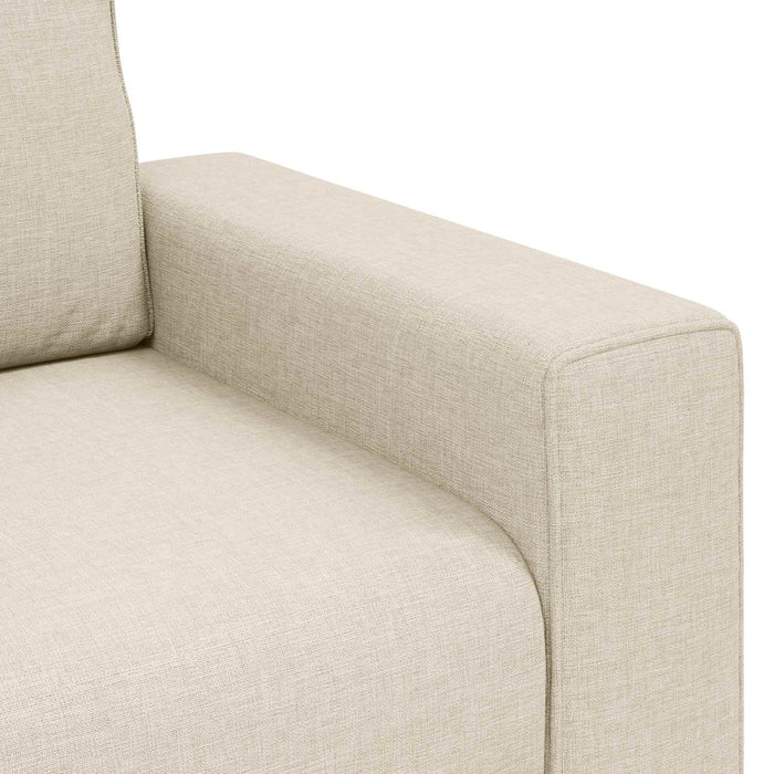 Canapea cu 2 locuri Bej 160 cm Material textil din in WALTI