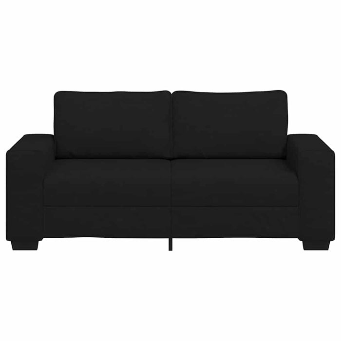 Canapea cu 2 locuri negru 180x77x82 cm stofa WALTI