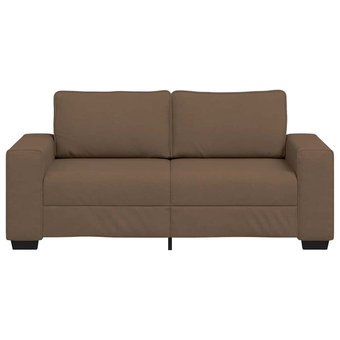 Canapea cu 2 locuri, maro, 180x77x82 cm, material textil WALTI