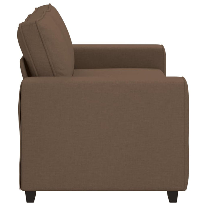 Canapea cu 2 locuri, maro, 180x77x82 cm, material textil WALTI