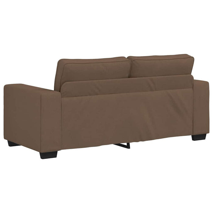 Canapea cu 2 locuri, maro, 180x77x82 cm, material textil WALTI