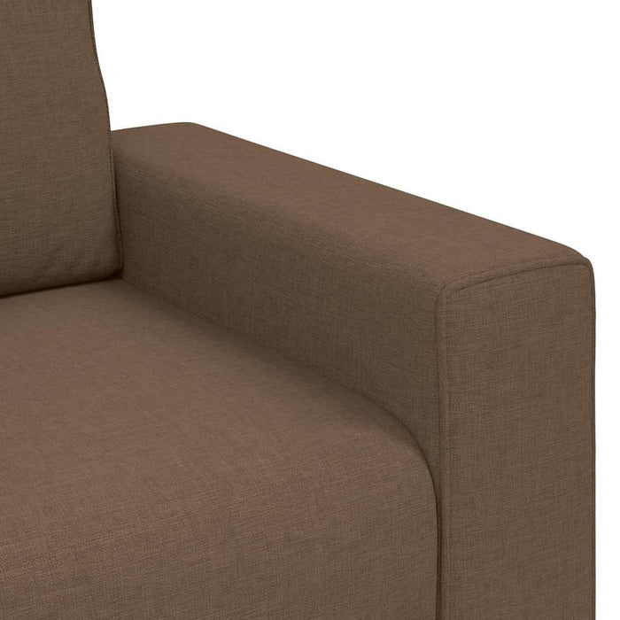 Canapea cu 2 locuri, maro, 180x77x82 cm, material textil WALTI