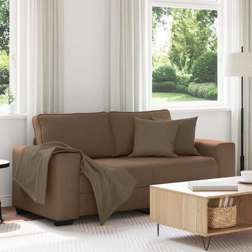 Canapea cu 2 locuri, maro, 180x77x82 cm, material textil - WALTI WALTI