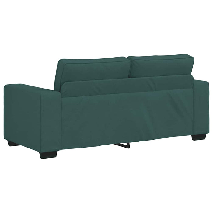Canapea cu 2 locuri, verde închis, 180x77x82 cm, material textil WALTI