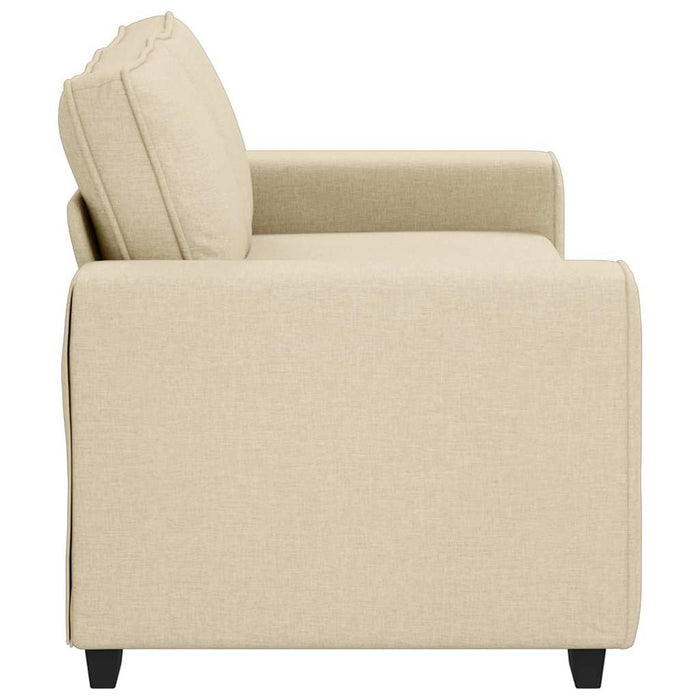 Canapea cu 2 locuri, crem, 180x77x82 cm, material textil WALTI