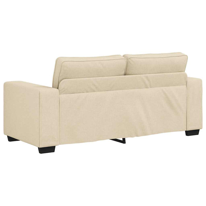 Canapea cu 2 locuri, crem, 180x77x82 cm, material textil WALTI