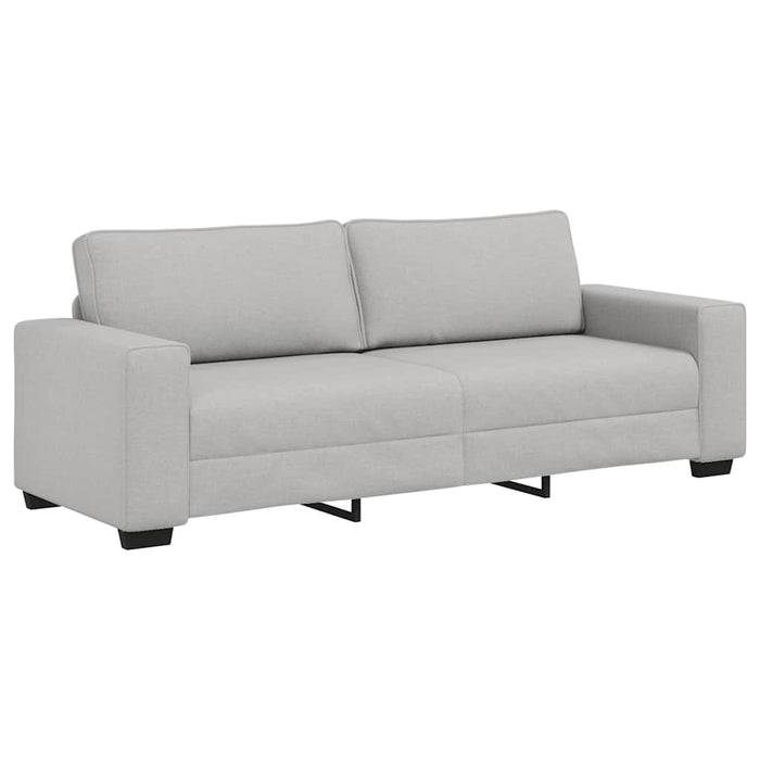 Canapea cu 3 locuri, gri nor, 220x77x82 cm, material textil WALTI