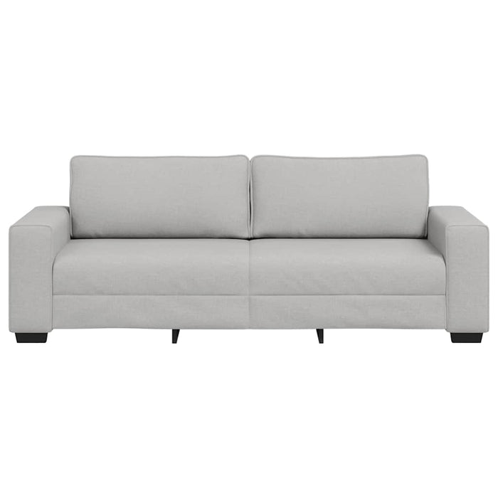 Canapea cu 3 locuri, gri nor, 220x77x82 cm, material textil WALTI