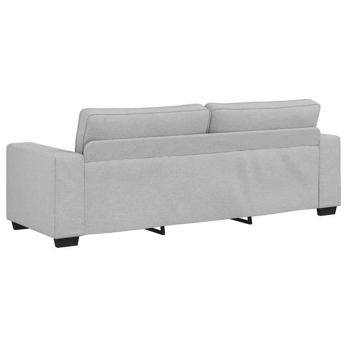 Canapea cu 3 locuri, gri nor, 220x77x82 cm, material textil WALTI