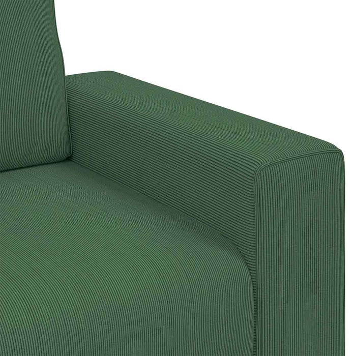 Canapea fotoliu verde închis 100x77x82 cm, material catifea reiată - WALTI WALTI