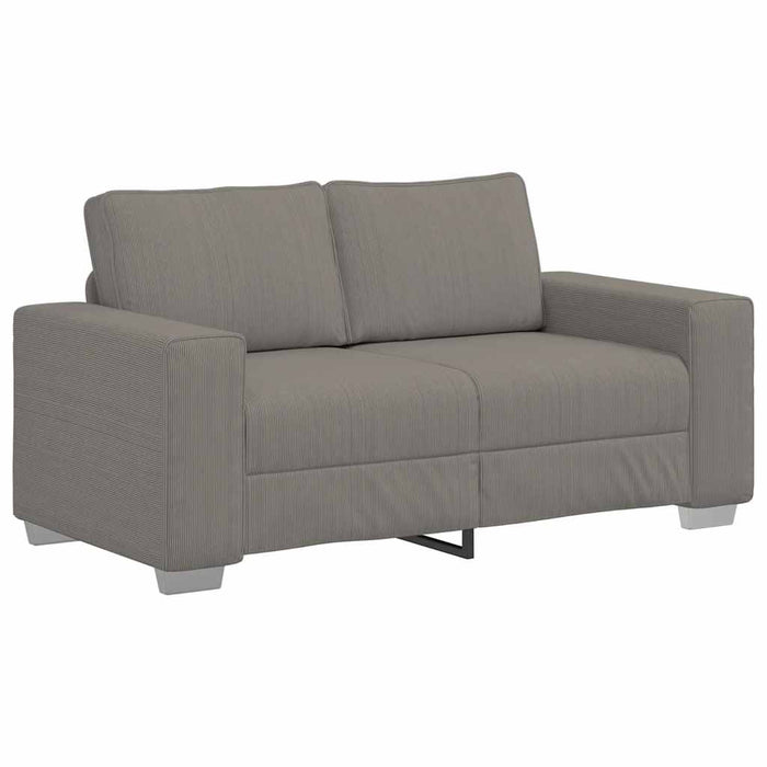 Canapea extensibilă gri deschis 160x77x82 cm, material catifea reiată - WALTI WALTI