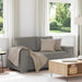 Canapea extensibilă gri deschis 160x77x82 cm, material catifea reiată - WALTI WALTI