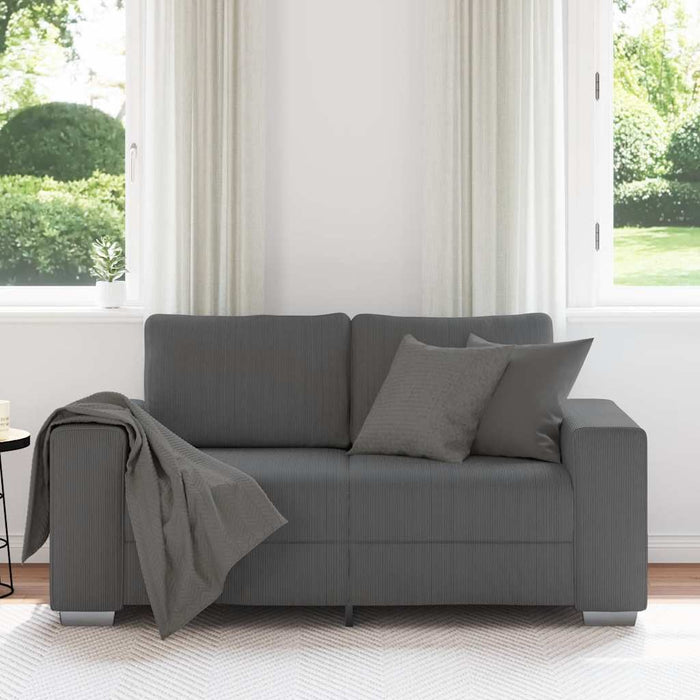 Canapea lovesea gri închis 160x77x82 cm țesătură velur WALTI