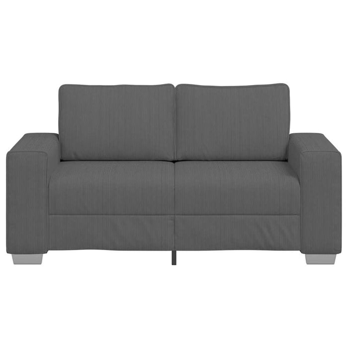 Canapea lovesea gri închis 160x77x82 cm țesătură velur WALTI