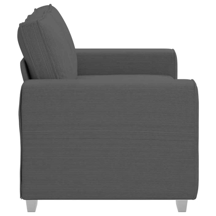 Canapea lovesea gri închis 160x77x82 cm țesătură velur WALTI