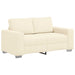 Canapea extensibilă crem 160x77x82 cm, material catifea reiată - WALTI WALTI