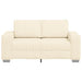 Canapea extensibilă crem 160x77x82 cm, material catifea reiată - WALTI WALTI