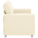 Canapea extensibilă crem 160x77x82 cm, material catifea reiată - WALTI WALTI