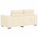 Canapea extensibilă crem 160x77x82 cm, material catifea reiată - WALTI WALTI