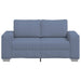 Canapea extensibilă albastră, 160x77x82 cm, material catifea reiată - WALTI WALTI
