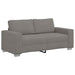 Canapea extensibilă gri deschis 180x77x82 cm, material catifea reiată - WALTI WALTI