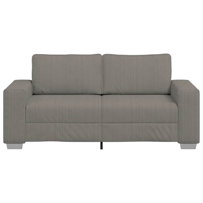 Canapea extensibilă gri deschis 180x77x82 cm, material catifea reiată - WALTI WALTI